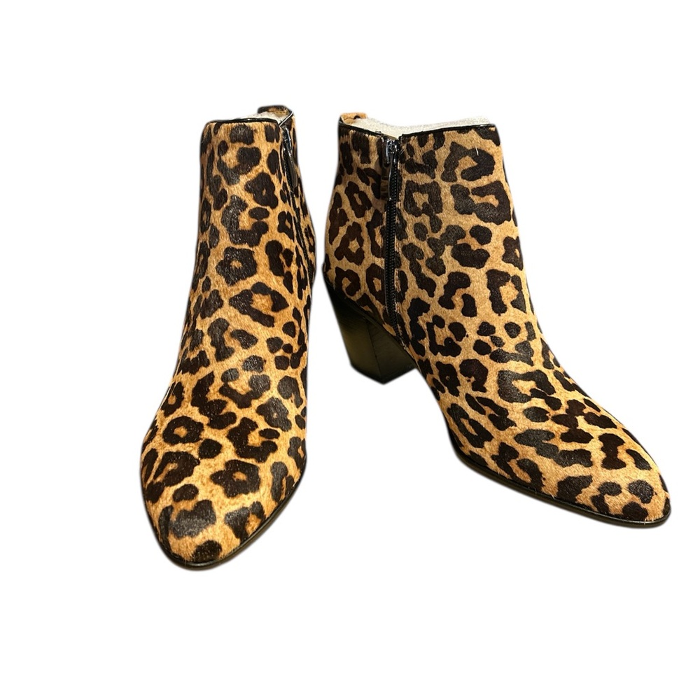 NWOT Franco Sarto Animal Print Ankle Booties